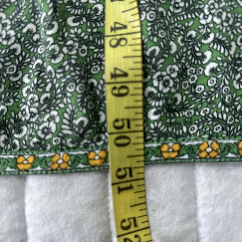 J Jill Dress Womens 2X Green Ditzy Floral Maxi Shift Coastal Cottage Boho Chic - Picture 9 of 11